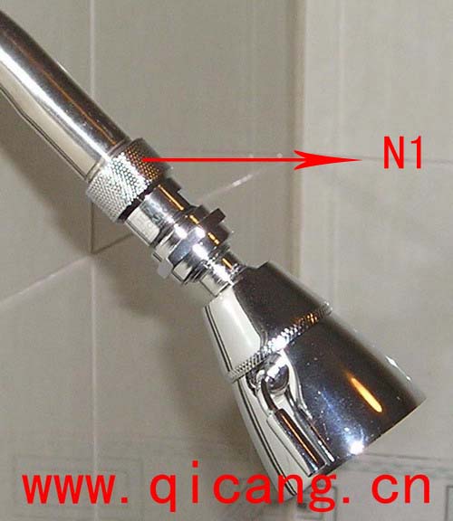N1淋浴节水阀安装实例一