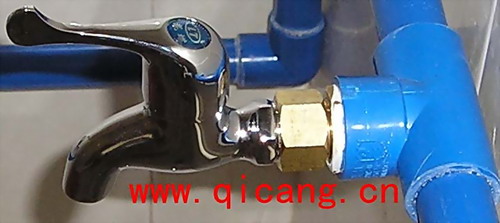 C系列恒流节水器用于壁式水龙头节水安装实例